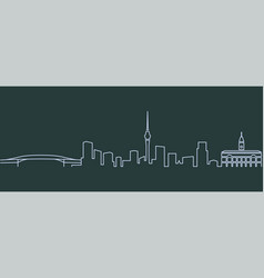 Auckland Single Line Skyline