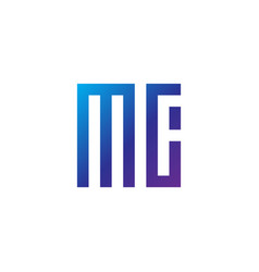 Letter M G And F Square Gradient Geometric Symbol