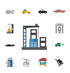 Mode Of Transportation Icons Set