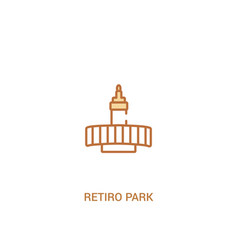 Retiro Park Concept 2 Colored Icon Simple Line