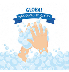 Global Handwashing Day Campaign With Foam