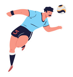 Header Soccer Player Character