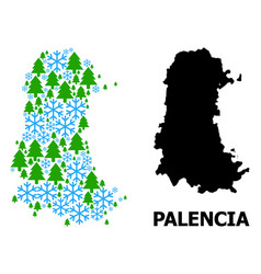 New Year Mosaic Map Palencia Province