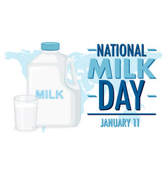 National Milk Day Banner Design