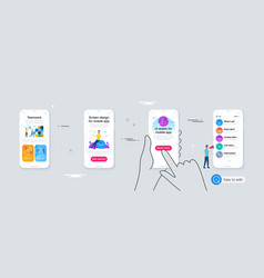 Set Of Sharing Economy Like And Teamwork Results