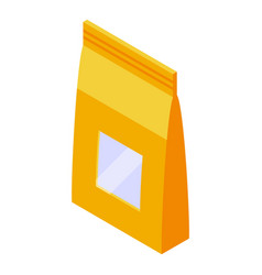 Snack Pack Icon Isometric Chip Bag