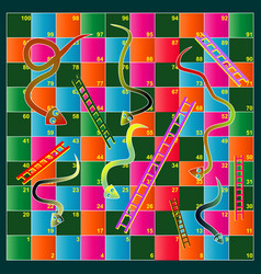 Frame Of Board Game Funny Snake Games