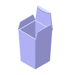 Snack Box Icon Isometric Chip Pack