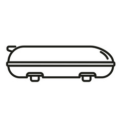 Car Roof Equipment Icon Outline Box Trunk