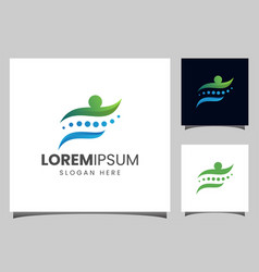 Physiotherapy With People Logo Design For Medical