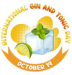 International Gin And Tonic Day Logo Design