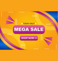 Mega Sale Abstract Background With Diagonal Shape