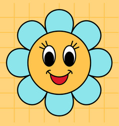 Flower Retro Cartoon