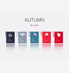 Autumn Oak Nut Umbrella Rain Apple Icons