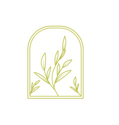 Leaf Window Logo Design Icon