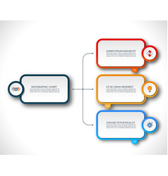 Infographic Flow Chart With 3 Steps Options