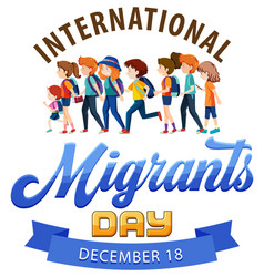 International Migrants Day Banner Design