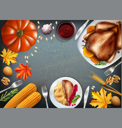 Colored Thanksgiving Day Concept