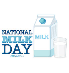 National Milk Day Banner Design