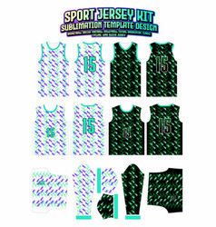 Green Tiles Gradient Jersey Design Sportswear