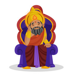 King Dhritarashtra Cartoon Character