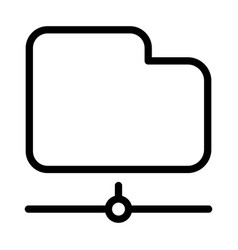 Sharing Data Line Icon