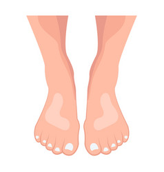 Webbeautiful Woman Feet Icon In Flat Style