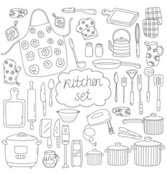 Hand Drawn Kitchen Tools