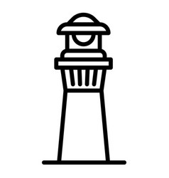 Harbor Lighthouse Icon Outline Style