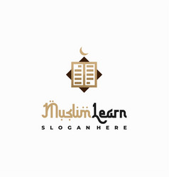 Luxury Muslim Learn Logo Islam Learning Logo