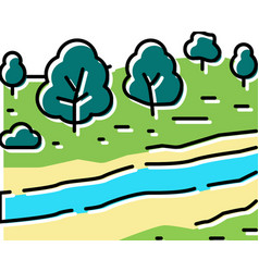 Serengeti National Park Color Icon