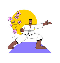 Martial Arts Abstract Concept