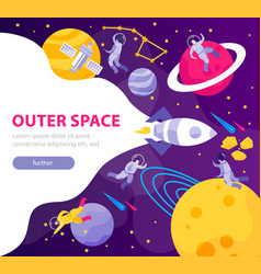 Outer Space Square Background