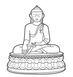 Black And White Buddha