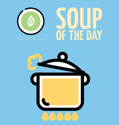 Soup Of The Day Placard Poster Banner Card