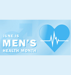 Banner For National Month Mens Health