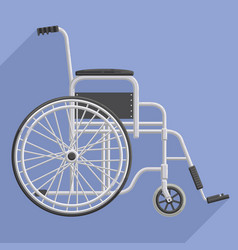 Flat Veteran Disabled Hospital Wheelchair Design