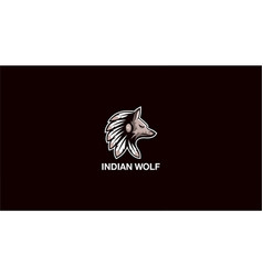 Indian Wolf Logo Design