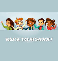 Back To School Kids Poster Template