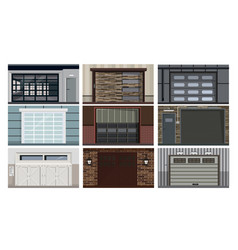 Garage Or Warehouse Doors Set