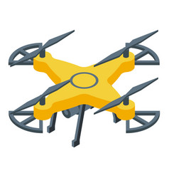 Drone Photography Icon Isometric Aerial