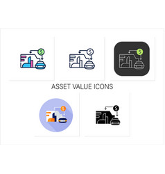 Asset Value Icons Set