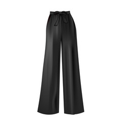 Black Wide Pants