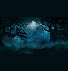 Halloween Forest Background