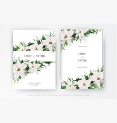 Classy Winter Season Wedding Floral Invite Banner