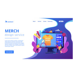 Merch Clothing Concept Landing Page