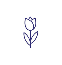 Tulip Line Icon