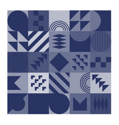 Geometric Bauhaus Pattern Design