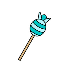 Lollipop Icon Flat Colorful Sweets Logo