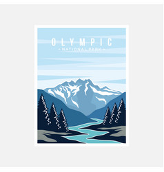 Olympic National Park Poster